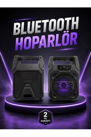 Hepsi 6.5 İnç Kablosuz Hoparlör Bluetooth Bağlantılı Yüksek Ses Najmaddin