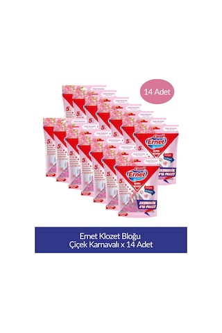 Ernet Klozet Bloğu Çiçek Karnavalı 4lü Paket X 14 Adet