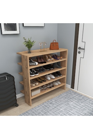 Arnetti Sargel 5 Raflı Dekoratif Ayakkabılık Atlantik Çam Atlantik - Çam