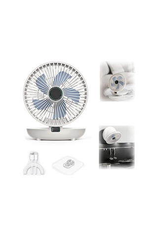 Ev Tipi Çift Kullanımlı Mutfak Vantilatörü, Duvara Monte Masaüstü Vantilatörü, Küçü Monte Fan, 90 Katlanabilir Vantilatör 57978480