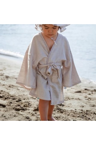 Lapıns%100 Pamuk Müslin Çocuk Kimono Cckkmn-cog-00002y