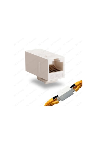 RJ45 Cat6 Keystone Konnektör Jack Dişi-Dişi Ara Adaptör