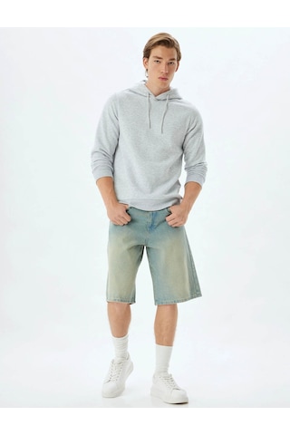 Koton Erkek Sweatshirt Gri 5wam70001mk 25ky59000107 Y5906 Gri