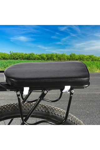 Homyl Bisiklet Sele Aşınmaya Dayanıklı Evrensel Arka Koltuğu Siyah