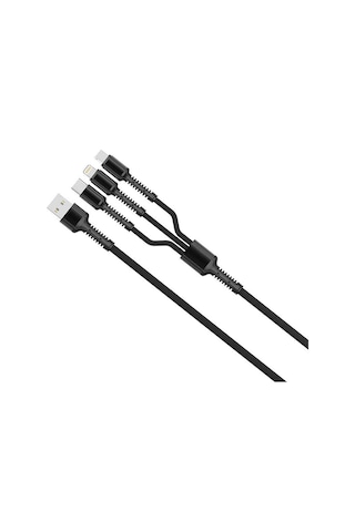 Tuva Teknoloji Kırmızı Lc93 3 İn 1 Usb Kablo