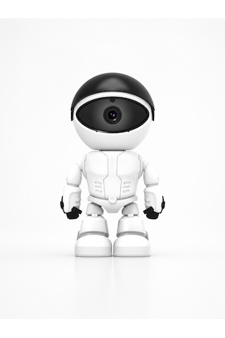 1080p Robot Görünümlü Wifi Ip Bebek Bakıcı Güvenlik Kamerası Kablosuz Gece Görüşlü Robot Camera