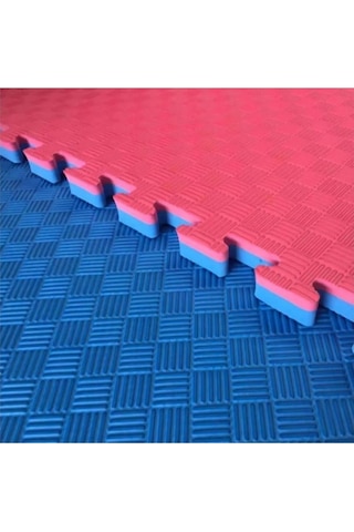 Tatami Minderi Mavi-kırmızı 100 100 26mm/ithal Kırmızı