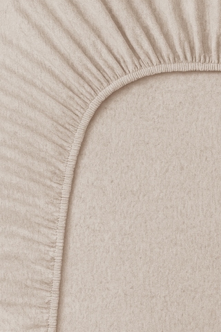 Tek Kişilik Lastikli Çarşaf Sütlü Kahve Cappucino