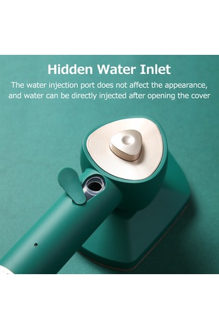 Qingmipy Taşınabilir Buharlı Ütü - Yeşil Renk, 220v, 40ml Su Haznesi, 30w Güç, Hızlı Ve Pratik Kullanım