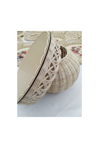 %100 Doğal El Yapımı 1. Sınıf Mdf Tabanlı Leylak Temalı Dekoratif Rattan Sunum Tepsisi 30 Cm, 6 Cm, 2 Mm %100 Doğal El Yapımı 1. Sınıf Mdf Tabanlı Leylak Temalı Dekoratif Rattan Sunum Tepsisi 30 Cm, 6 Cm, 2 Mm