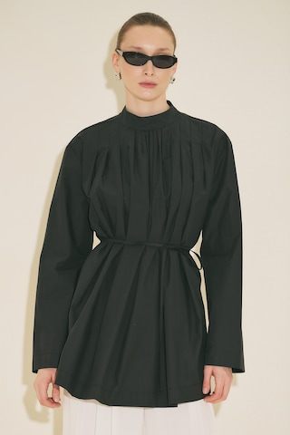 Manuka Pliseli Tunik Siyah Ss26tnk00004-01 Siyah