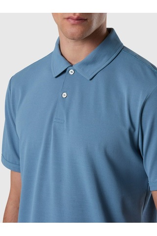 North Sails Kısa Kollu Pamuklu Erkek Polo Yaka T-shirt-33490 Açık Mavi