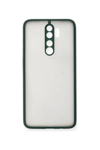 Northcity Xiaomi Redmi Note 8 Pro Uyumlu Kılıf Montreal Silikon Kapak - Yeşil