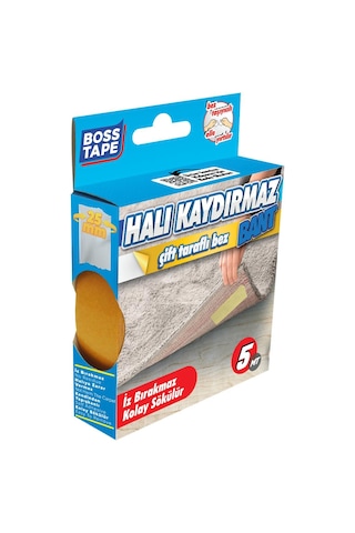 Boss Tape Halı Kaydırmaz Bant En:25mm Boy:5mt
