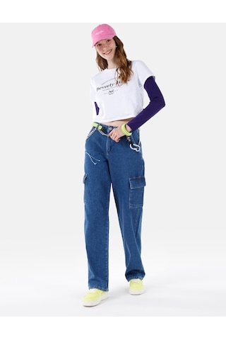 Colins Denım Kadın Pantolon Cl1067514 Q1.v1 Dn00531 Mavi