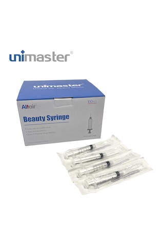 Unimaster Luer Lock Şırınga 3 Ml 100 Adet