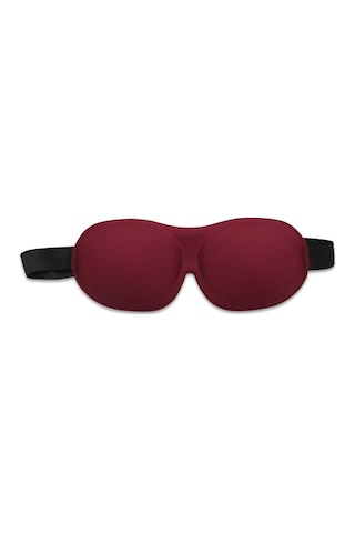 Uyku Gözlüğü Uyku Bandı 3d Uyku Gözlüğü Bordo