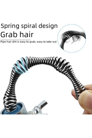 Dofolink Ev İçin El İle Tuvalet Ve Kanal Tıkanıklık Çözücü, 5m Uzunlukta Dayanıklı Boru Temizleme Aracı Diğer