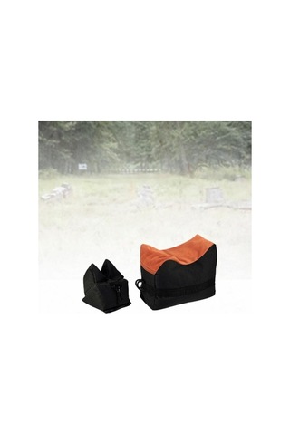 Pazly 2 Adet Siyah Atış Poligonu Kum Torbası Seti, Piknik İçin Siyah