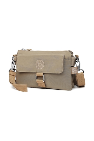 Smart Bags Günlük Minik Boy Su Geçirmez Krınkıl Kumaş Kadın Telefon Ve Postacı Çantası Açık Kahve Kahverengi