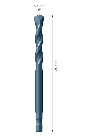 Professional 1x Expert Power Change Plus Pilot Delme Uçları , Ø 8,5 Mm, Şaft, Biçimi Altıgen Mm, Aksesuar Darbeli Matkap/vidalama
