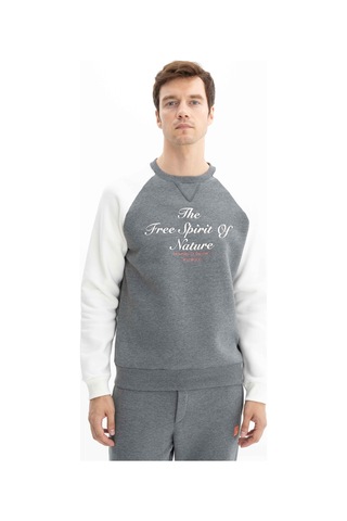 AR-MA Arma Erkek Regular Fit Baskı Yazılı Bisiklet Yaka Sweatshirt 001
