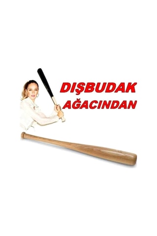 Ahşap Beyzbol Sopası Dışbudak Ağacından Bezbol Sopası 1.kalite Ahşap