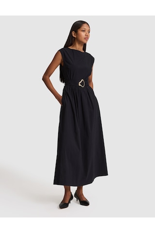 Pierre Cardin Kadın Siyah Elbise Dokuma 50321273-vr046
