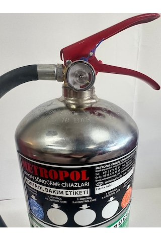 6 Kg Lıtyum Plus Elektrıklı Araç Yangın Söndürücü Dört Yıl Garantılı