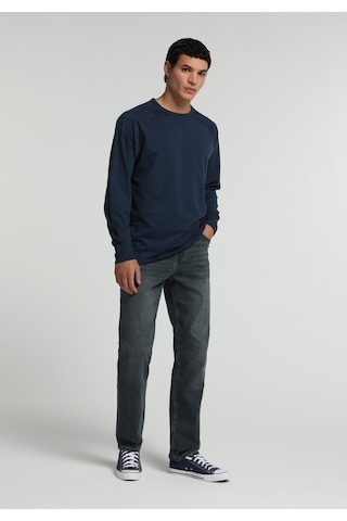 Colin's Colins Regular Fit Yuvarlak Yaka Düz Erkek Mavi Uzun Kol Tişört Cl1081791 Q1.v1 Inv İndigo