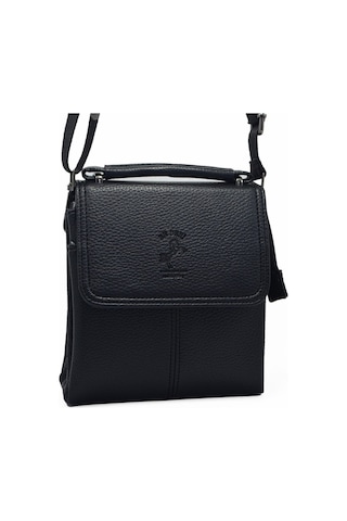 Erkek Siyah Çapraz Askılı Omuz Ve El Çantası Siyah