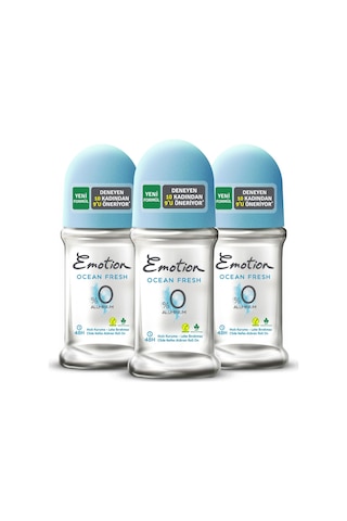 Emotion Ocean Fresh Kadın Roll-On Deodorant 3 x 50 ML