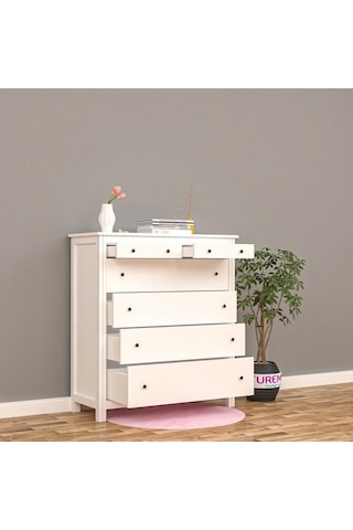 Bubble Şifonyer Mdf Beyaz