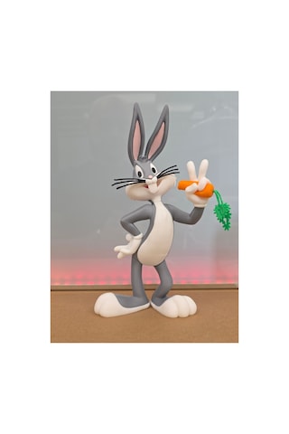 Bugs Bunny Figür 20cm-3d Baskı-kolleksiyonluk Biblo Bugs Bunny Figür 20cm-3d Baskı-kolleksiyonluk Biblo