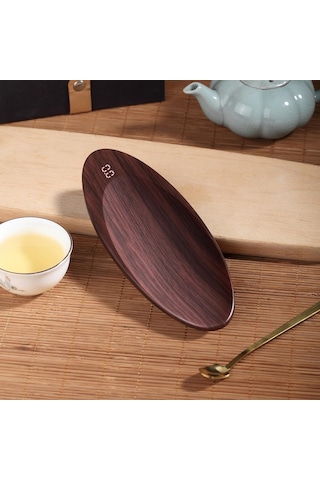 Homyl Çay Yaprağı Tartı Terazileri Çok Fonksiyonlu Ceviz