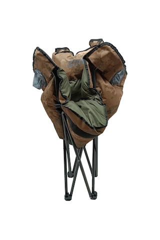Gray Wolf Comfort Çift Bardaklı Kamp Sandalyesi Orman Desenli Yeşil
