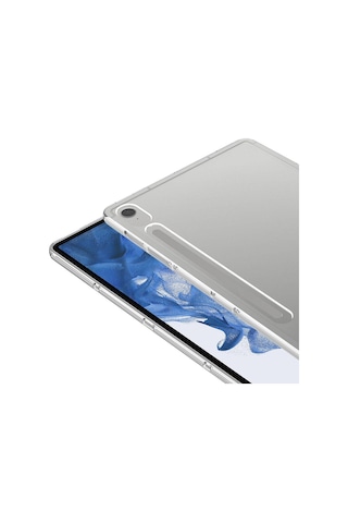 Galaxy Tab S9 Fe Kılıf Uyumlu Zore Tablet Süper Silikon Kapak-renksiz