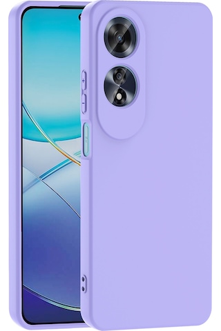 Oppo A60 Uyumlu Zore Mara Lansman Kapak-lila Lila