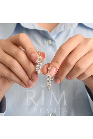 0.80 Karat Laboratuvar Pırlanta Tasarım Küpe - Hrd Sertifikalı 05972773