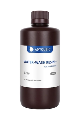 Anycubic Water Washable Reçine - Gri 1 KG Anycubic Water Washable Reçine - Gri 1 KG