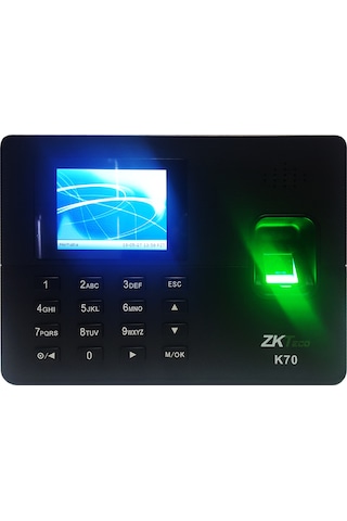 Zkteco K 70 Tcp/Ip Parmak İzi Personel Takip Cihazı