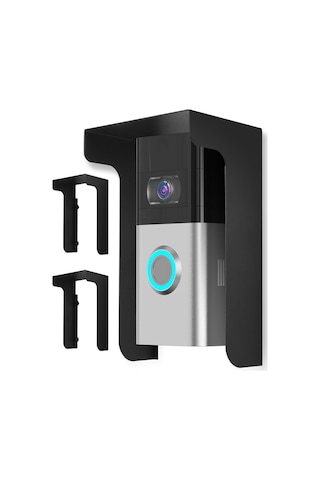 Yaozixa Metal Kapaklı Hava Ve Suya Dayanıklı Zil Çerçeve Seti - 2 Adet 14.5x8.7x5.5 Cm Siyah