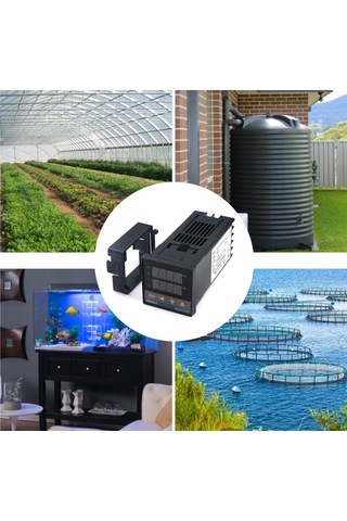 Pıd Dijital Sıcaklık Kontrol Cihazı Rex-c100fk02-v Da 0 İla 400 Ck Tipi Giriş Ssr Çıkış