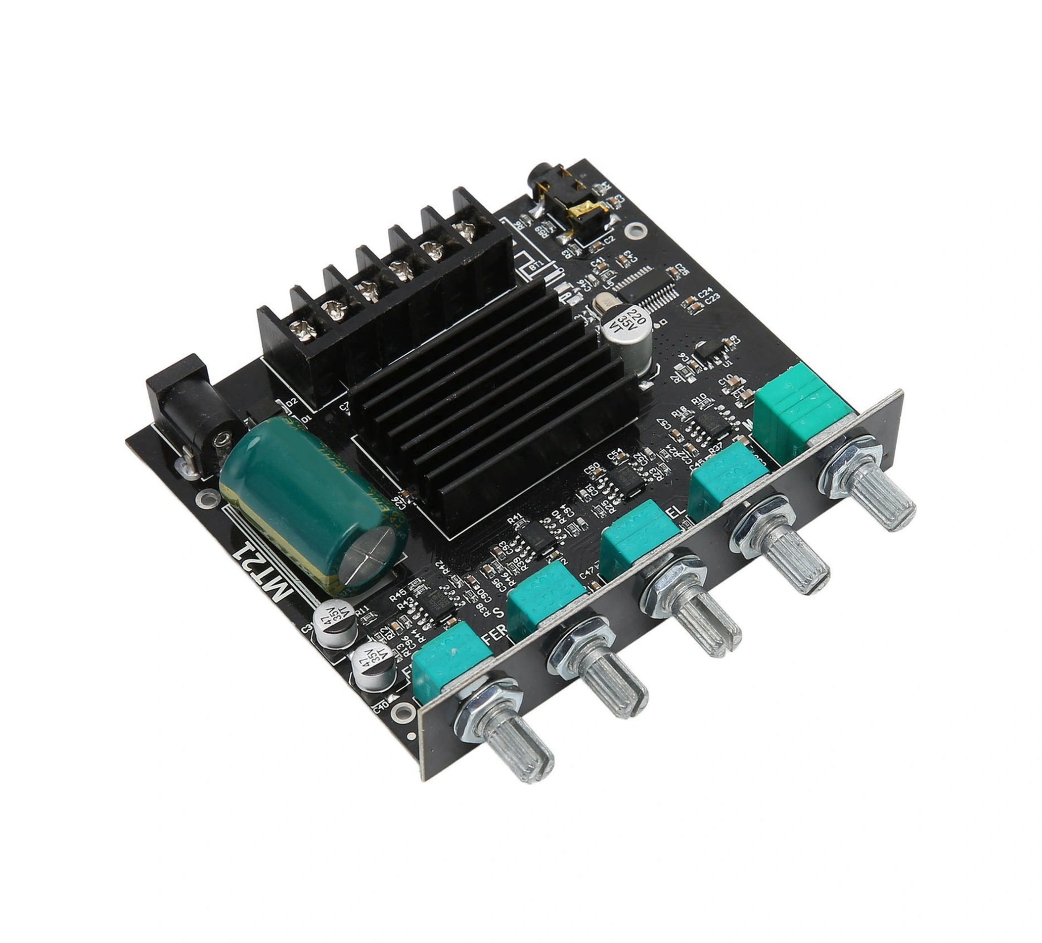 Shineyee 2.1 Kanal Bt 5.0 Güçlü Ses Amfi Kartı - 50w+50w+100w, Aux Girişi, Alçak Tiz Ayarı, Aşırı Akım Korumalı, 4-8ω Hoparlör Uyumlu