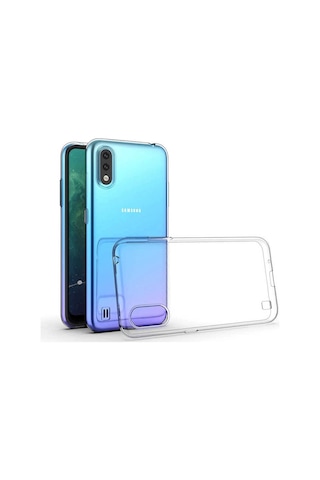 Galaxy Uyumlu A01 Kılıf Zore Süper Silikon Kapak