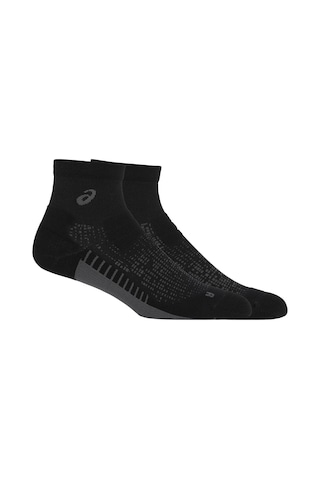 Asics Performance Run Sock Quarter Unisex Siyah Koşu Çorabı 3013b003-002 Siyah