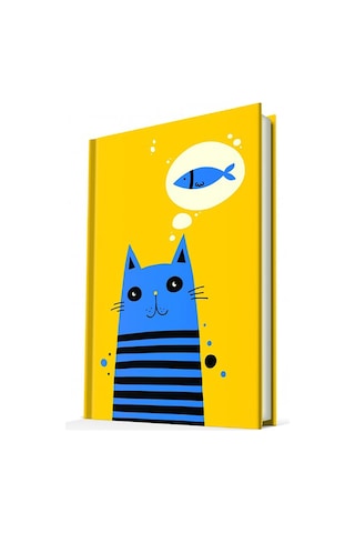 Deffter Cats Dream 14 x 20 Çizgili Sert Kapak Defter
