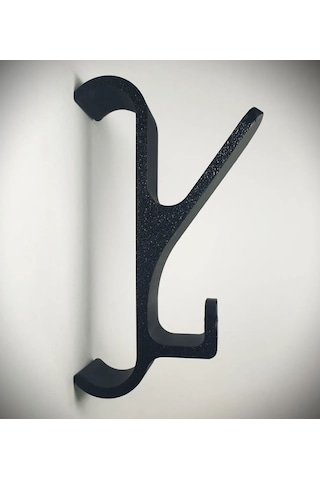 Havlupan Askısı 3 Adet Bornoz Ve Havlu Askılık Siyah