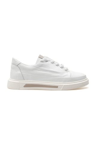 Mammamia Kadın Hakiki Deri Casual Sneaker Ayakkabı 25y D25ya-3525 Z Beyaz Beyaz