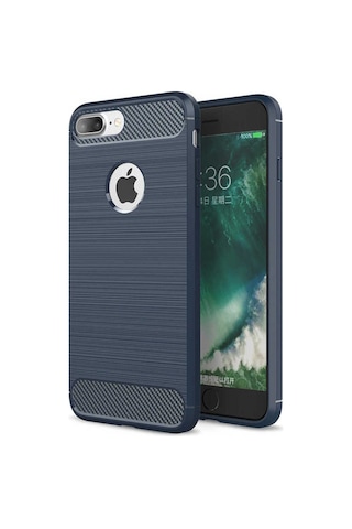 Apple Uyumlu iPhone 8 Plus Kılıf Zore Room Silikon Kapak Lacivert